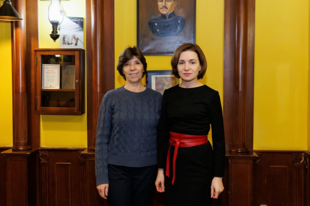 Maia Sandu s-a întâlnit cu Ministra pentru Europa și Afaceri Externe a Franței, Catherine Colonna